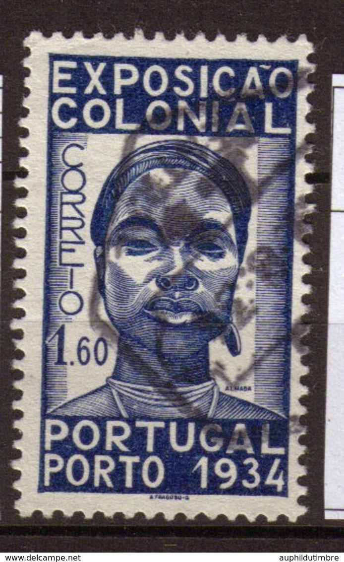 Portugal 1934 N°574 1e60 Bleu. Obl. Scarce. P441 - Europe (Other)