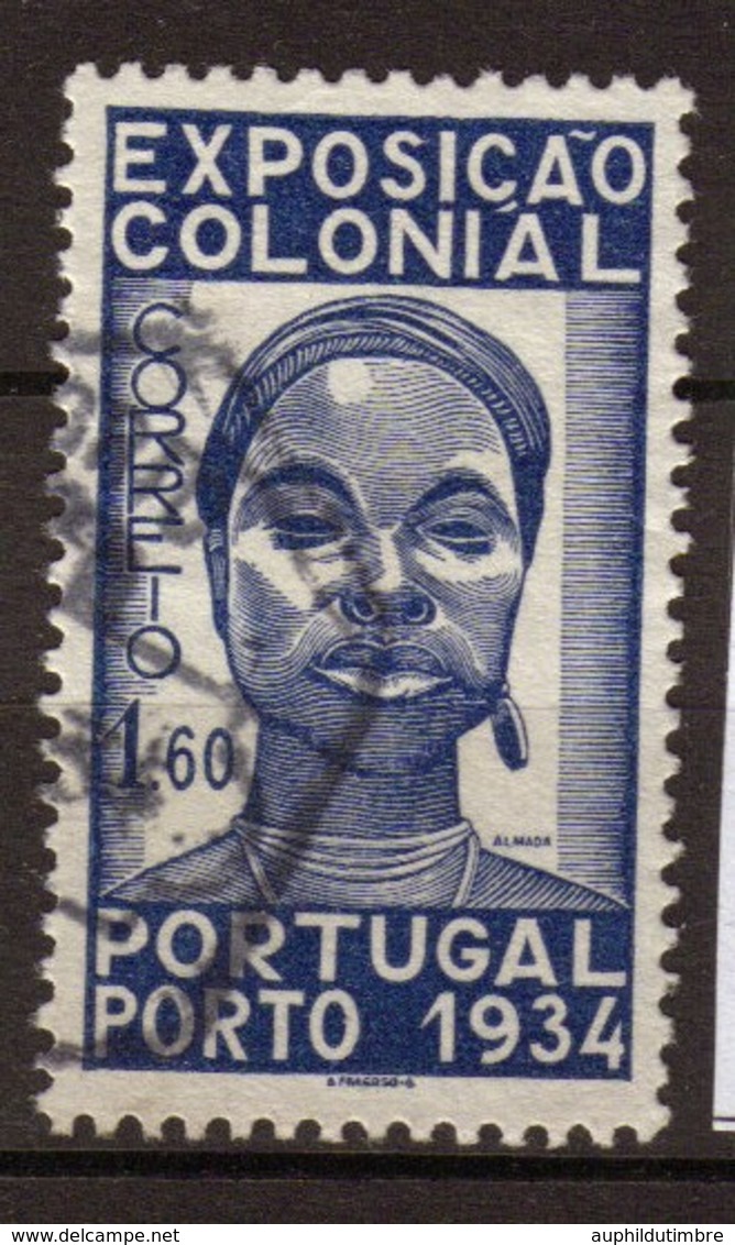 Portugal 1934 N°574 1e60 Bleu. Obl. Scarce. P442 - Otros - Europa