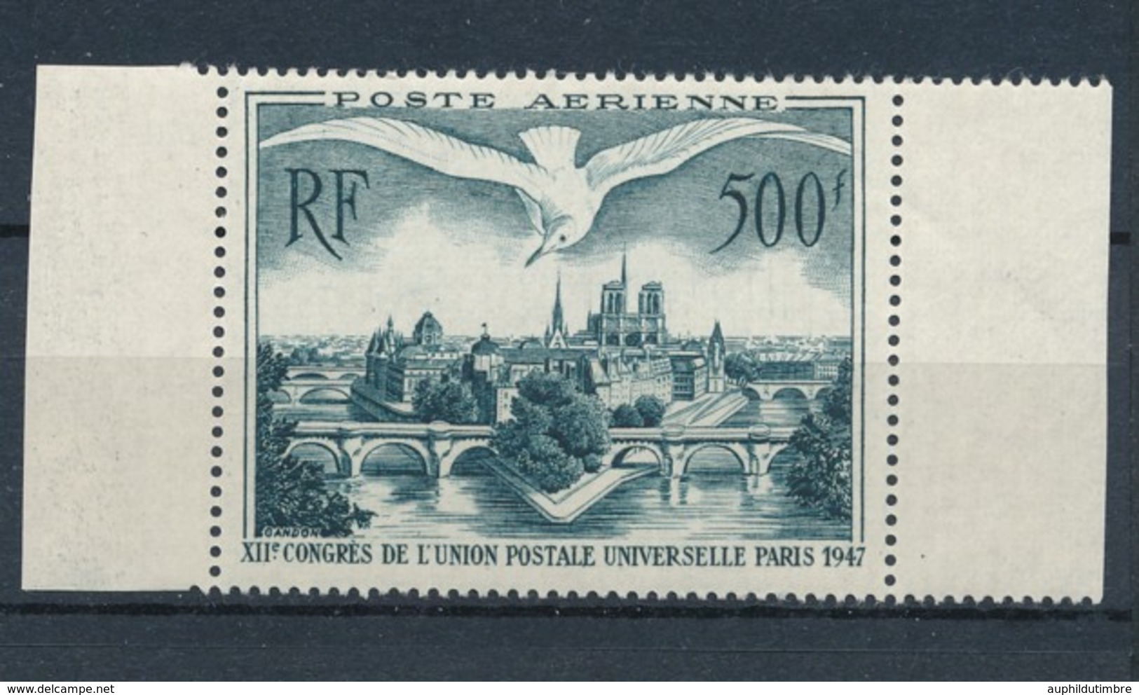 1947 TIMBRE POSTE AERIENNE N°20 12ème Congres Neuf Luxe ** Cote 65€ P4538 - 1927-1959 Mint/hinged