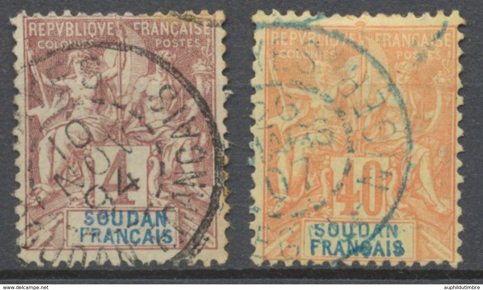 SOUDAN N°5 Et 12 Obl TB. C46€. R449 - Unused Stamps