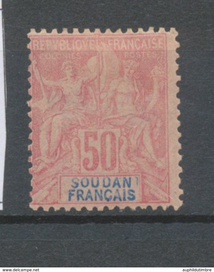 SOUDAN N°13, 50c. Rose NEUF* COTE 65€ T1517 - Unused Stamps