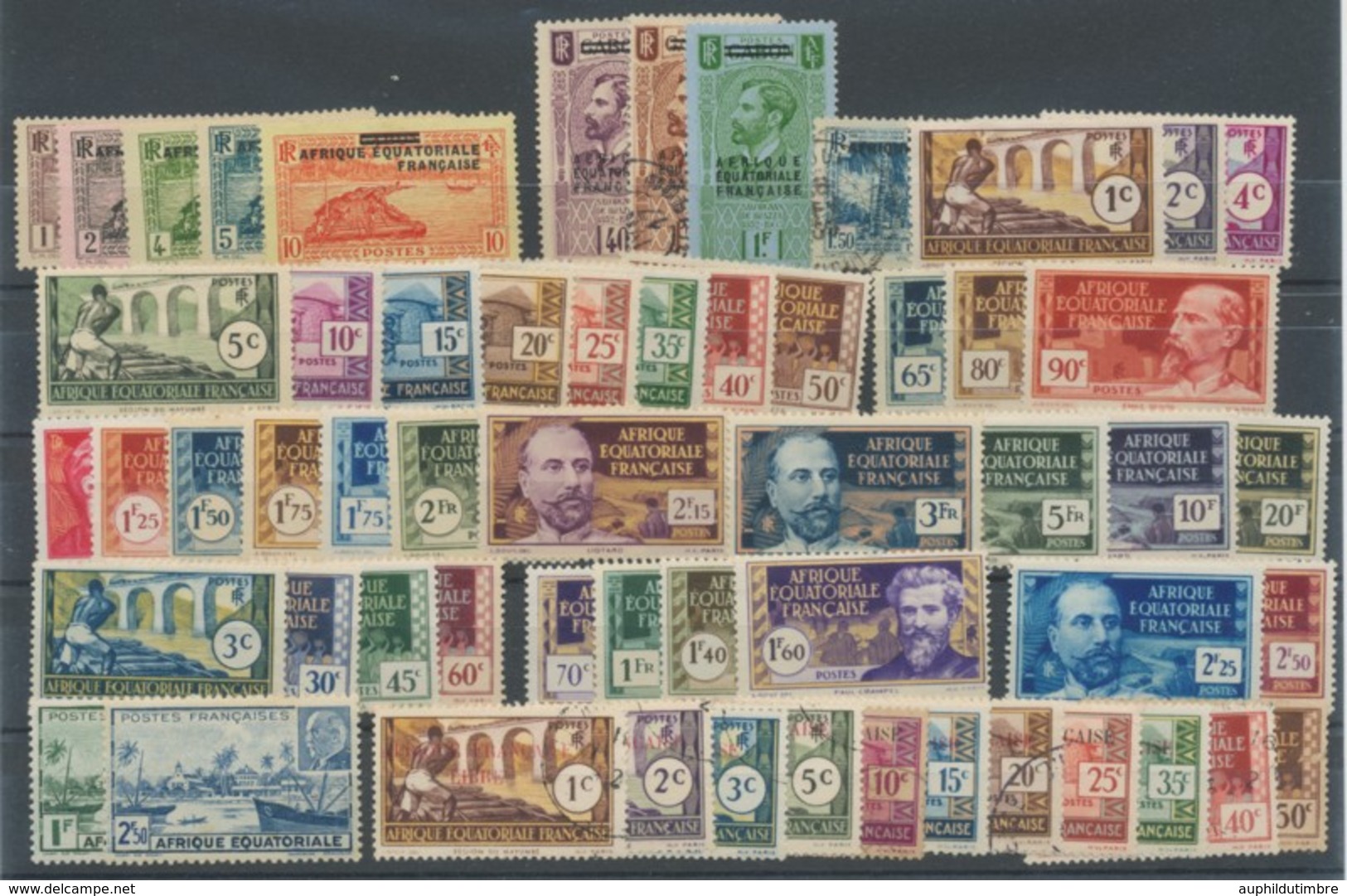 COLONIE FR, A.E.F Lot Entre Le N°17 Et 245 N**/N*/Obl, B/TB COTE 550€ T3388 - Unused Stamps