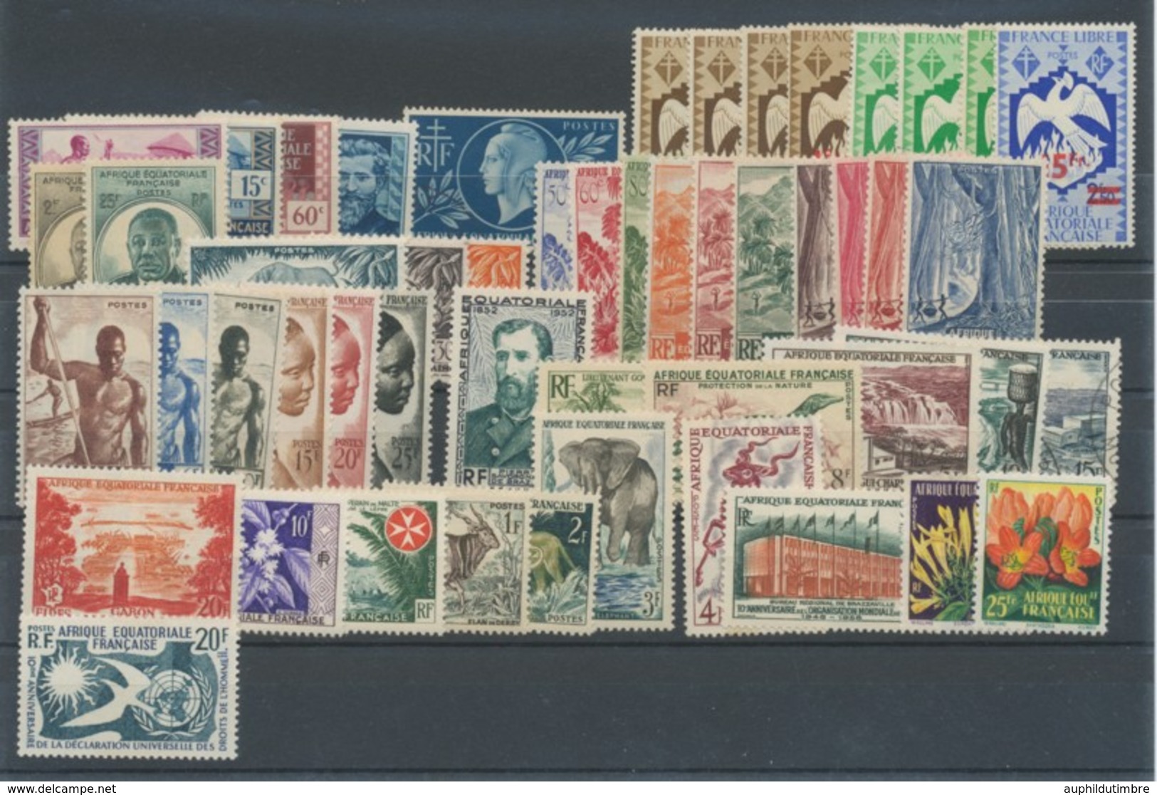 COLONIE FR, A.E.F Lot Entre Le N°17 Et 245 N**/N*/Obl, B/TB COTE 550€ T3388 - Unused Stamps