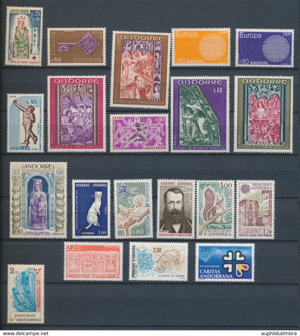 ANDORRE Français Lot De Timbres N* Cote 123,70 € V178 - Collezioni