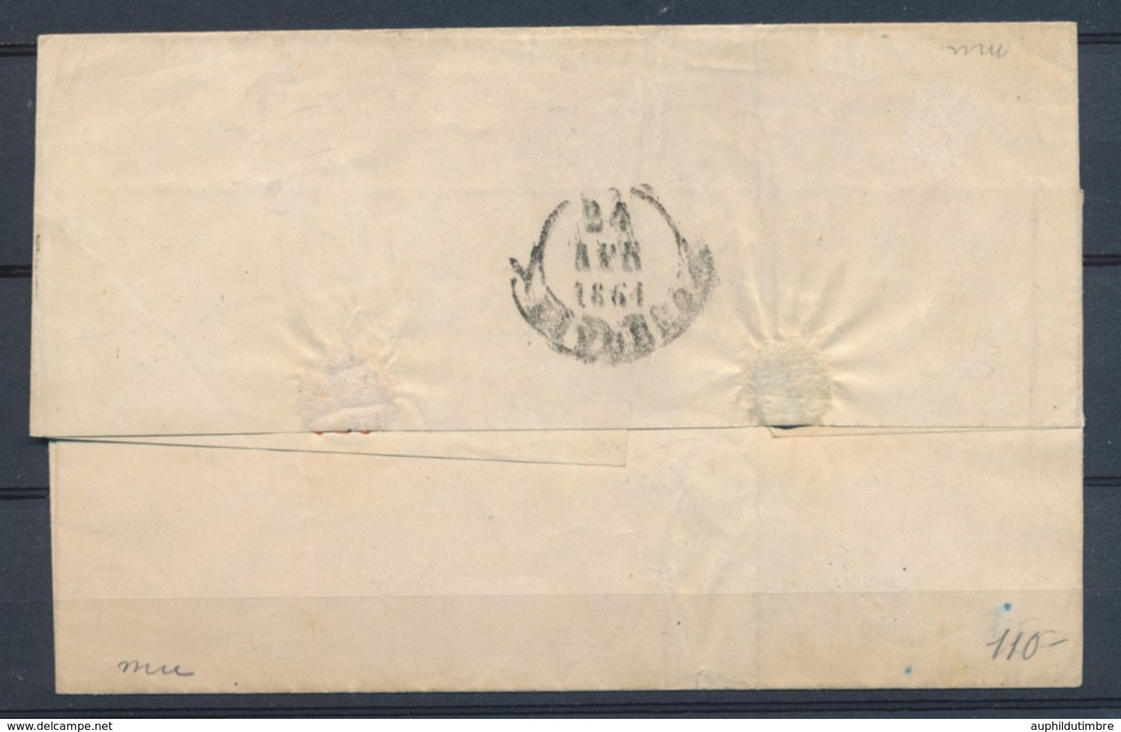 1861 SARDAIGNE 10c Obl GRILLE DE LOSANGES CAD PRATO TB. ITALIE. X1013 - Sonstige - Europa