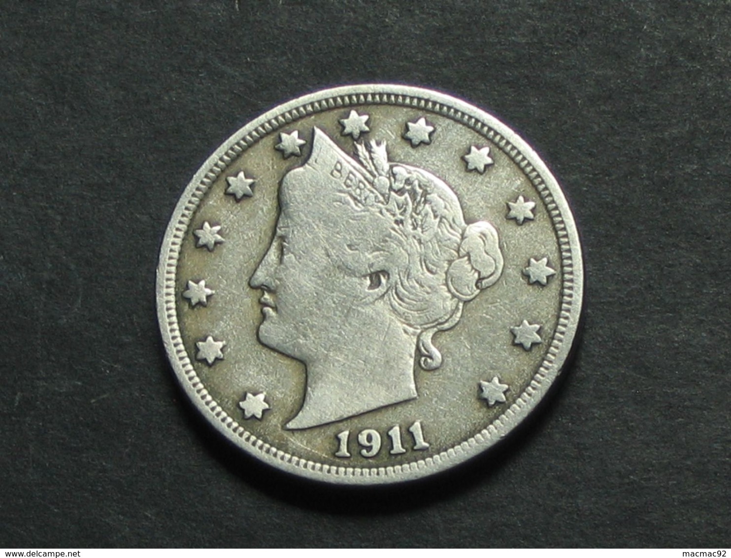 5 Five Cents 1911 - Liberty - United States Of America - USA  **** EN ACHAT IMMEDIAT **** - Non Classificati