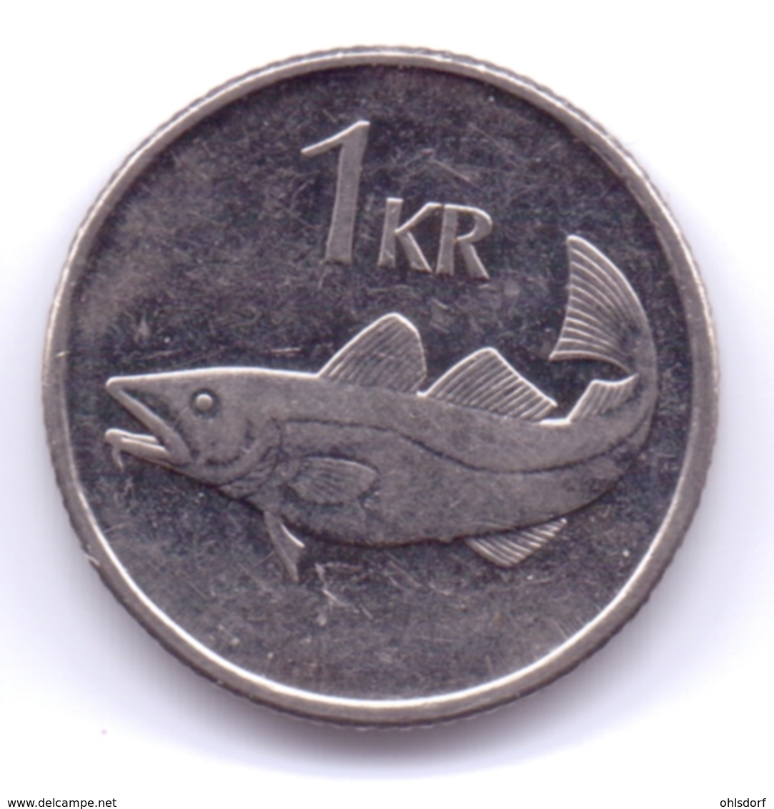 ICELAND 2003: 1 Krona, KM 27a - Islandia
