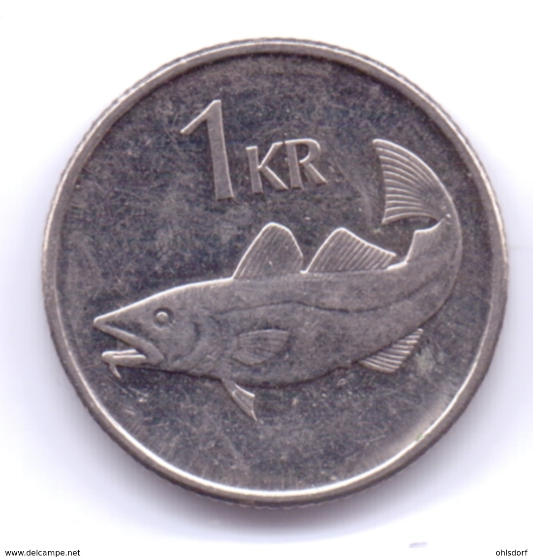 ICELAND 2003: 1 Krona, KM 27a - Island