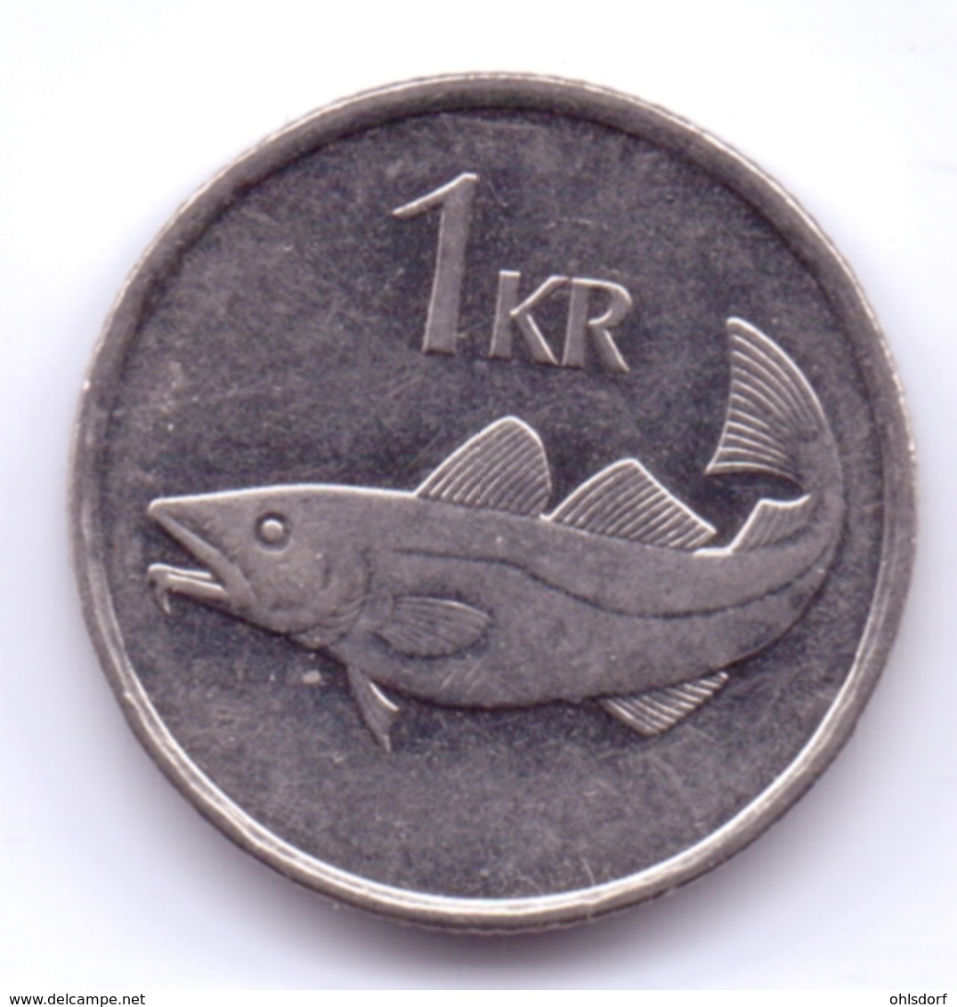 ICELAND 1991: 1 Krona, KM 27a - Islandia