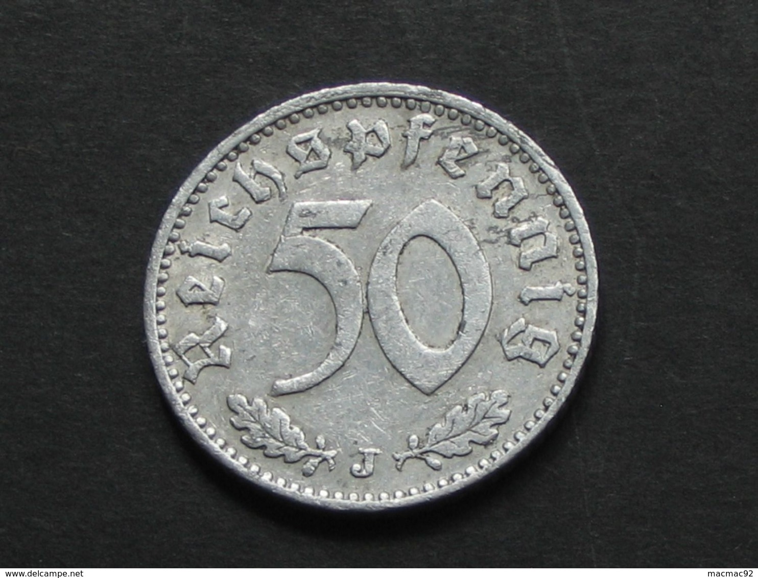 RARE !!  50 Reichspfennig 1940 J  - Germany- Allemagne 3 Eme Reich   **** EN ACHAT IMMEDIAT **** - 50 Reichspfennig