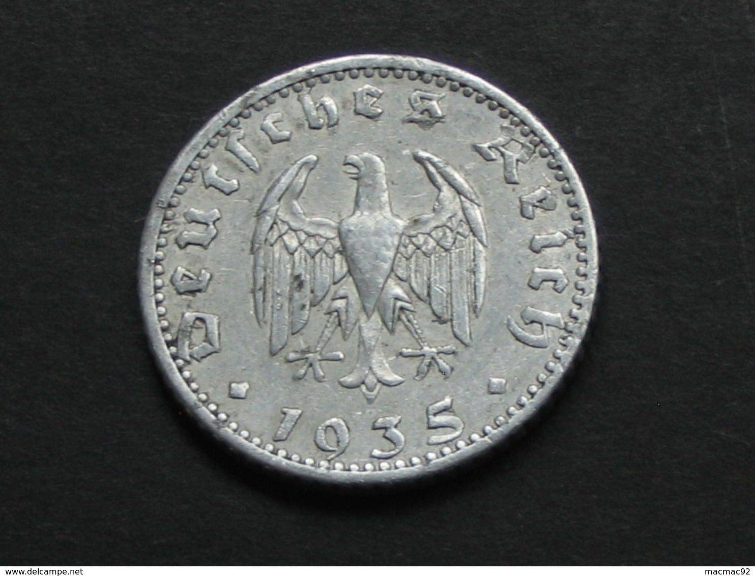 50 Reichspfennig 1935 A  - Germany- Allemagne 3 Eme Reich   **** EN ACHAT IMMEDIAT **** - 50 Reichspfennig