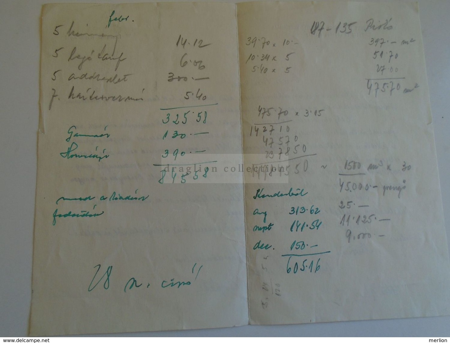 ZA291.13 Hódmezővásárhely  Erzsébet Közkórház Public  Hospital - Dr. Horváth Árpád Handwritten Letter 1941 - Other & Unclassified