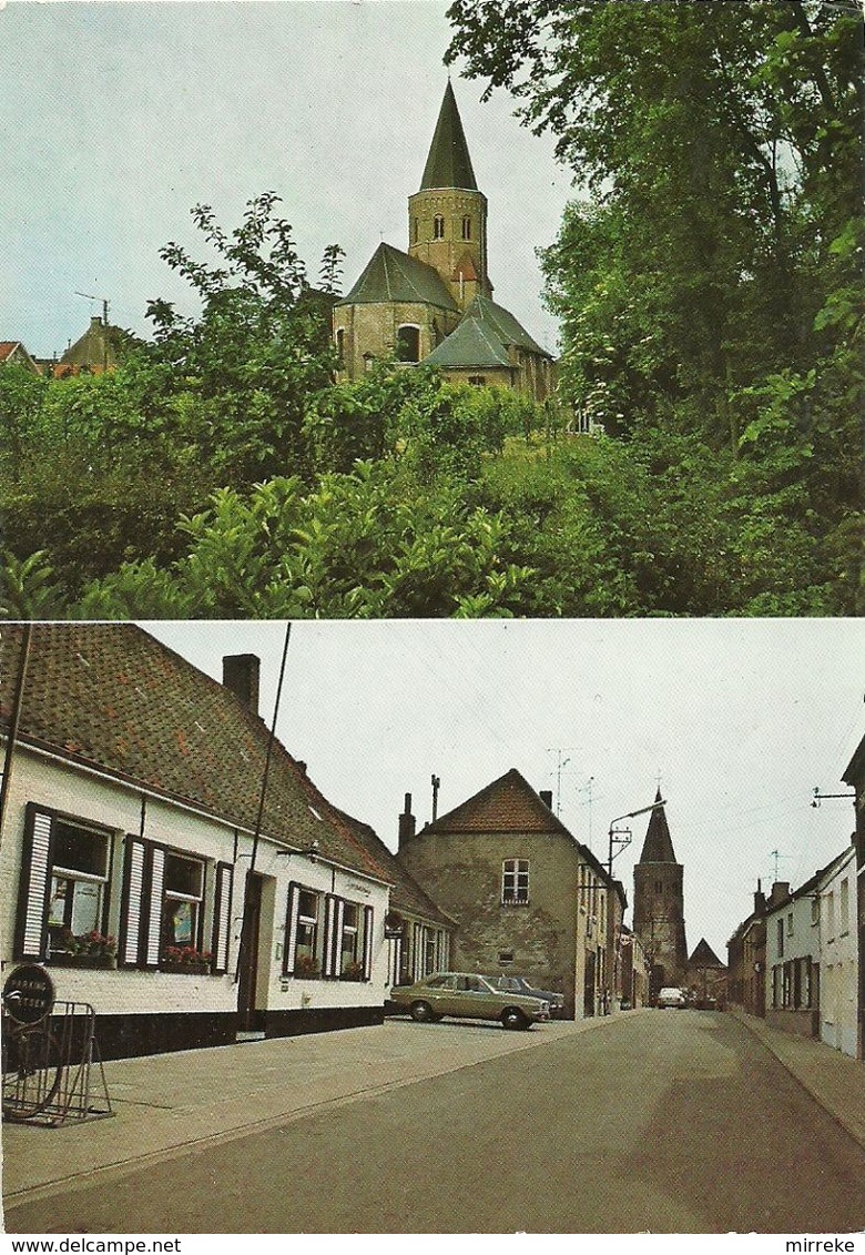 ZUIENKERKE  -  Gedeeltelijk Romaanse St. Michaelskerk / De Kerkstraat - Zuienkerke