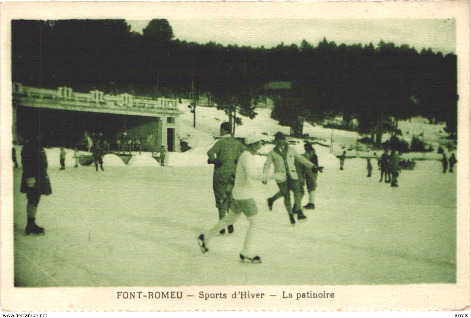 FR66 FONT ROMEU - Sports D'Hiver - La Patinoire - Animée - Belle - Autres & Non Classés