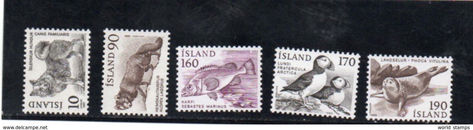 ISLANDE 1980 ** - Unused Stamps