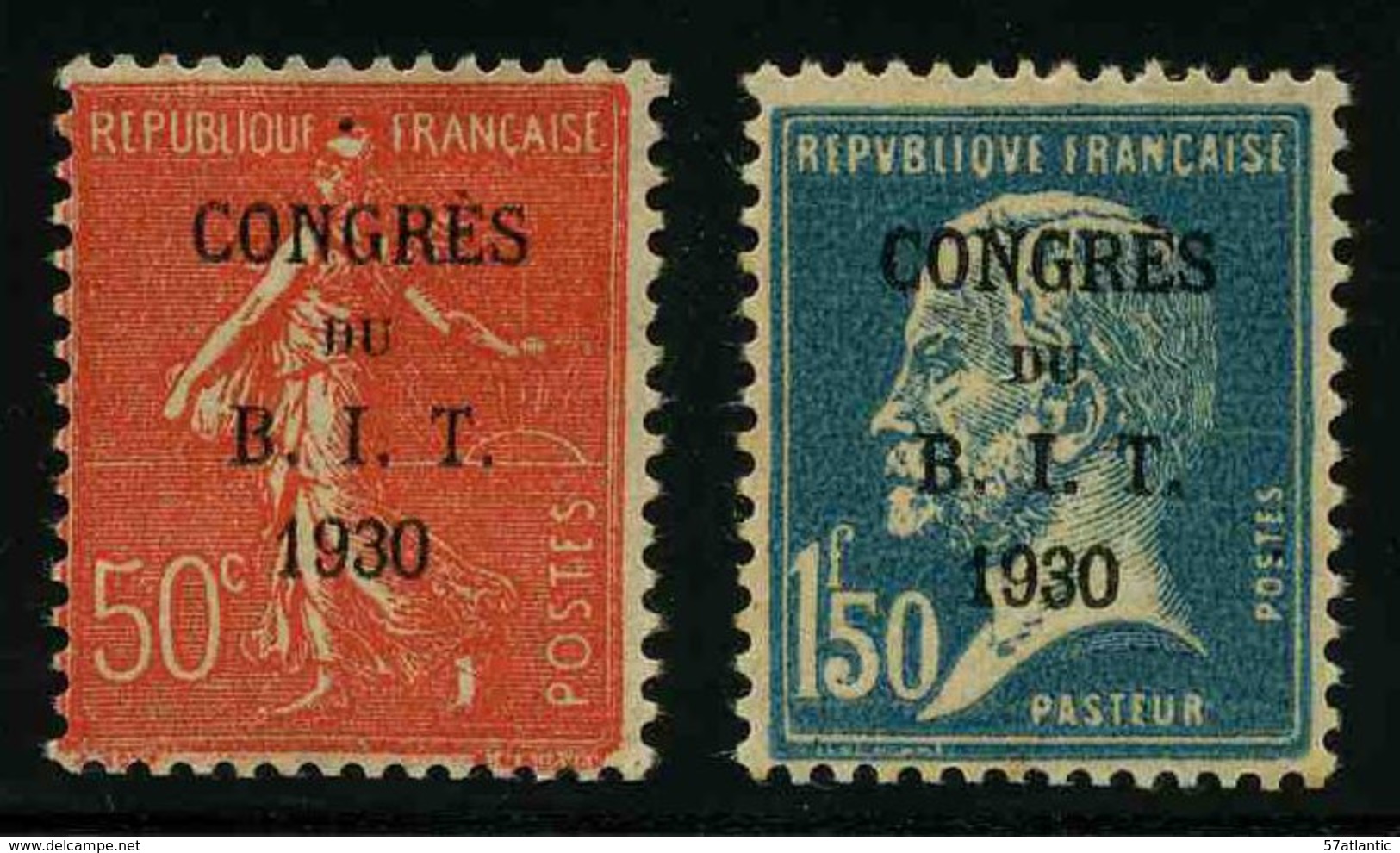 FRANCE - YT 264 * Et 265 * - CONGRES DU BIT - 2 TIMBRES NEUFS * - Neufs