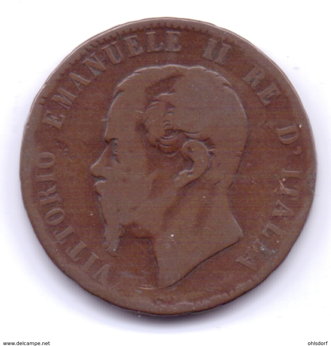 ITALIA 1867 OM: 10 Centesimi, KM 11 - 1861-1878 : Vittoro Emanuele II