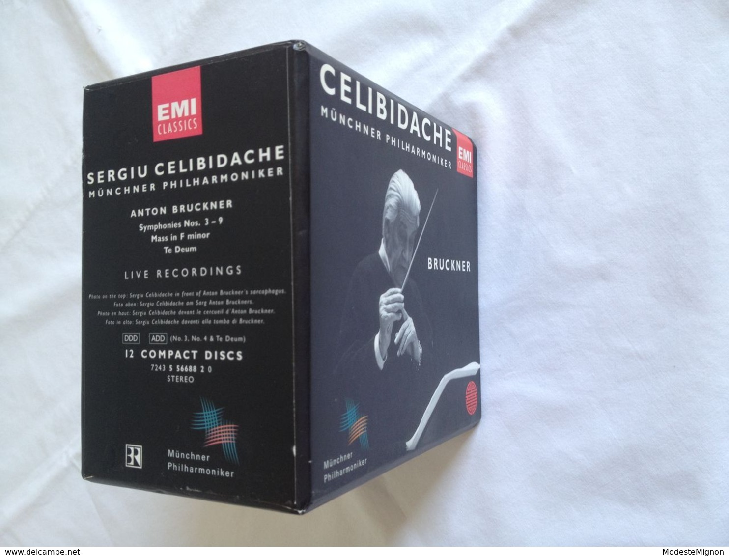 Symphonies N° 3 - 9 ; Mass In F Minor ; Te Deum. First Authorized Edition. Bruckner. Celibidache. Coffret 12 CD 1998 - Classical