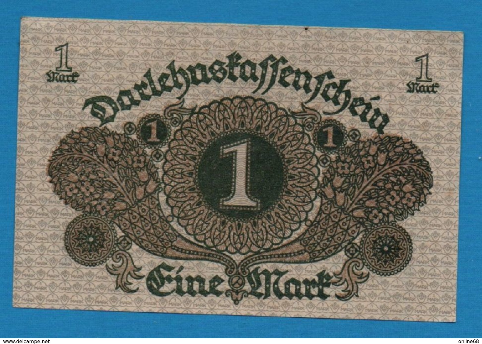 DEUTSCHES REICH 1 MARK 01.03.1920  # 412.518002   P# 58  DARLEHENSKASSENSCHEIN - Reichsschuldenverwaltung