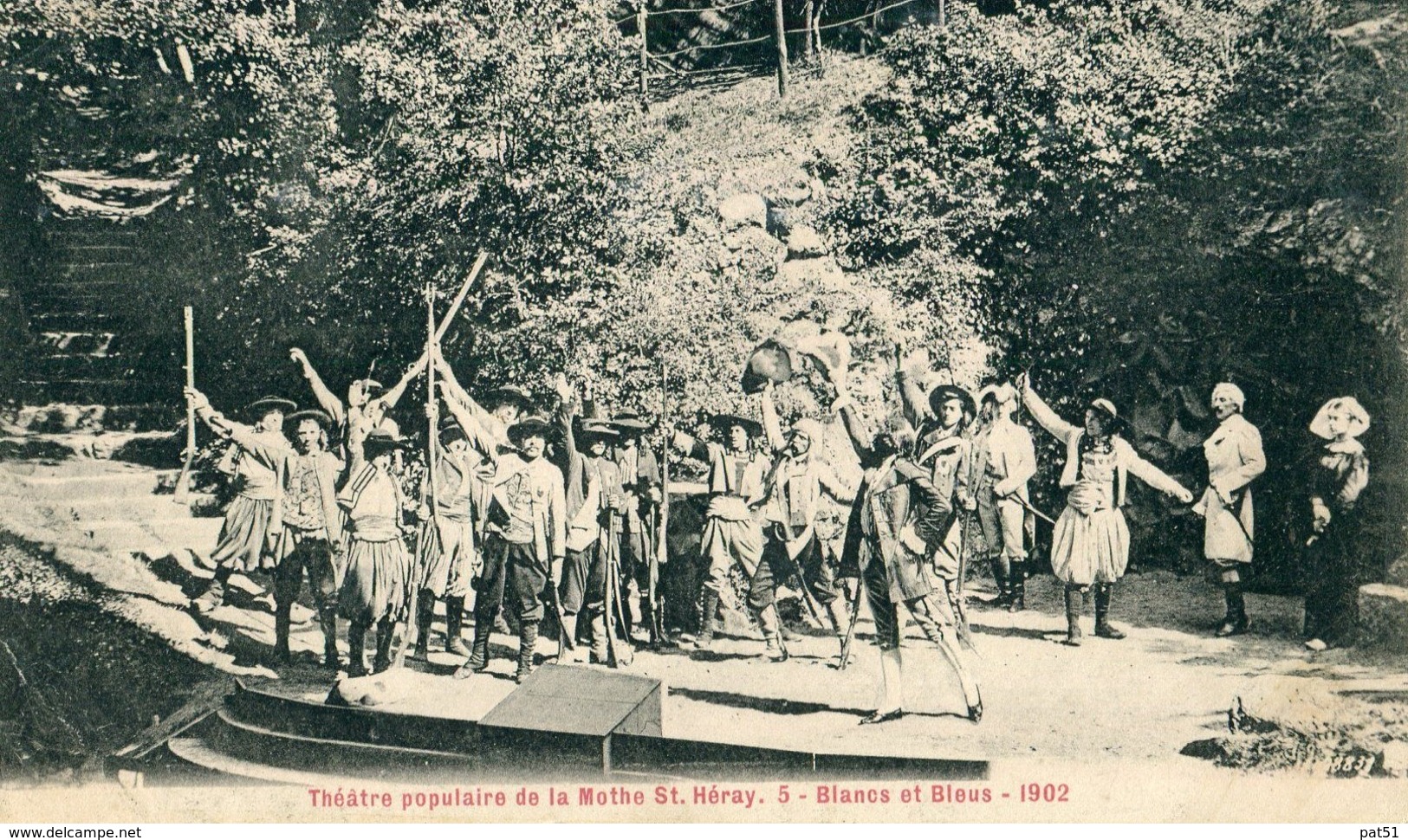 79 - La Mothe Saint Héray : Théâtre Populaire  - 5 - Blancs Et Bleus - La Mothe Saint Heray