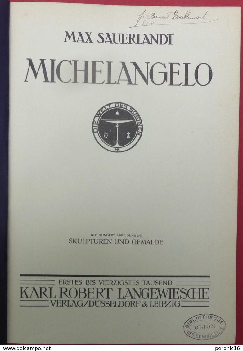 MICHELANGELO - KARL ROBERT - Langewiesche - Malerei & Skulptur