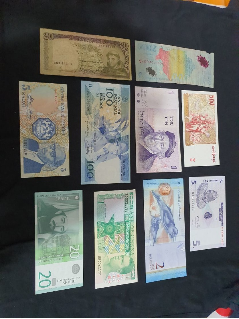 10 BEAUTIFUL BANKNOTES VARIOUS CONTRIES - Other & Unclassified