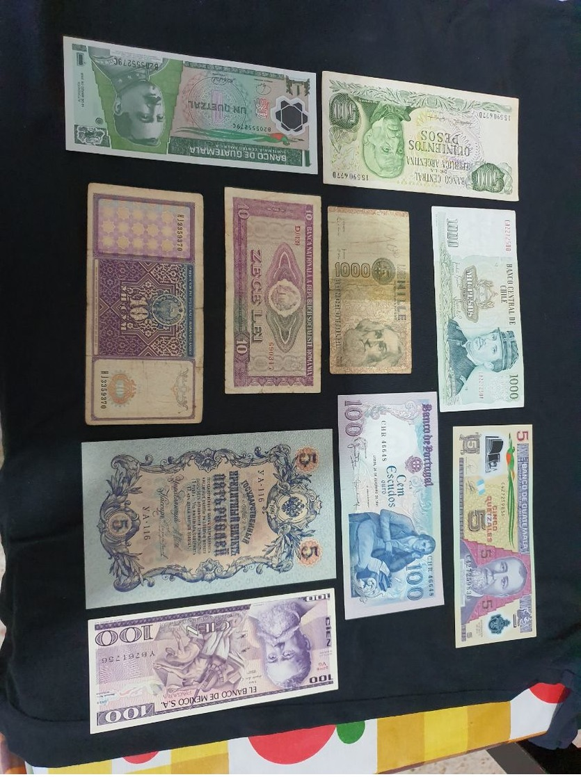 10 BEAUTIFUL BANKNOTES VARIOUS CONTRIES - Autres & Non Classés