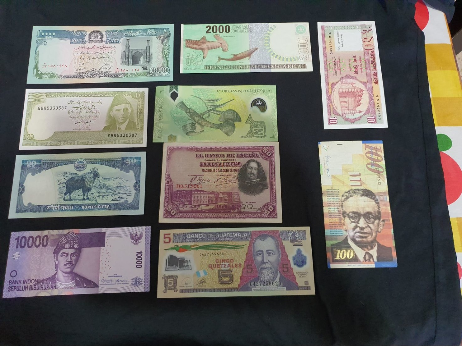 10 BEAUTIFUL BANKNOTES VARIOUS CONTRIES - Other & Unclassified