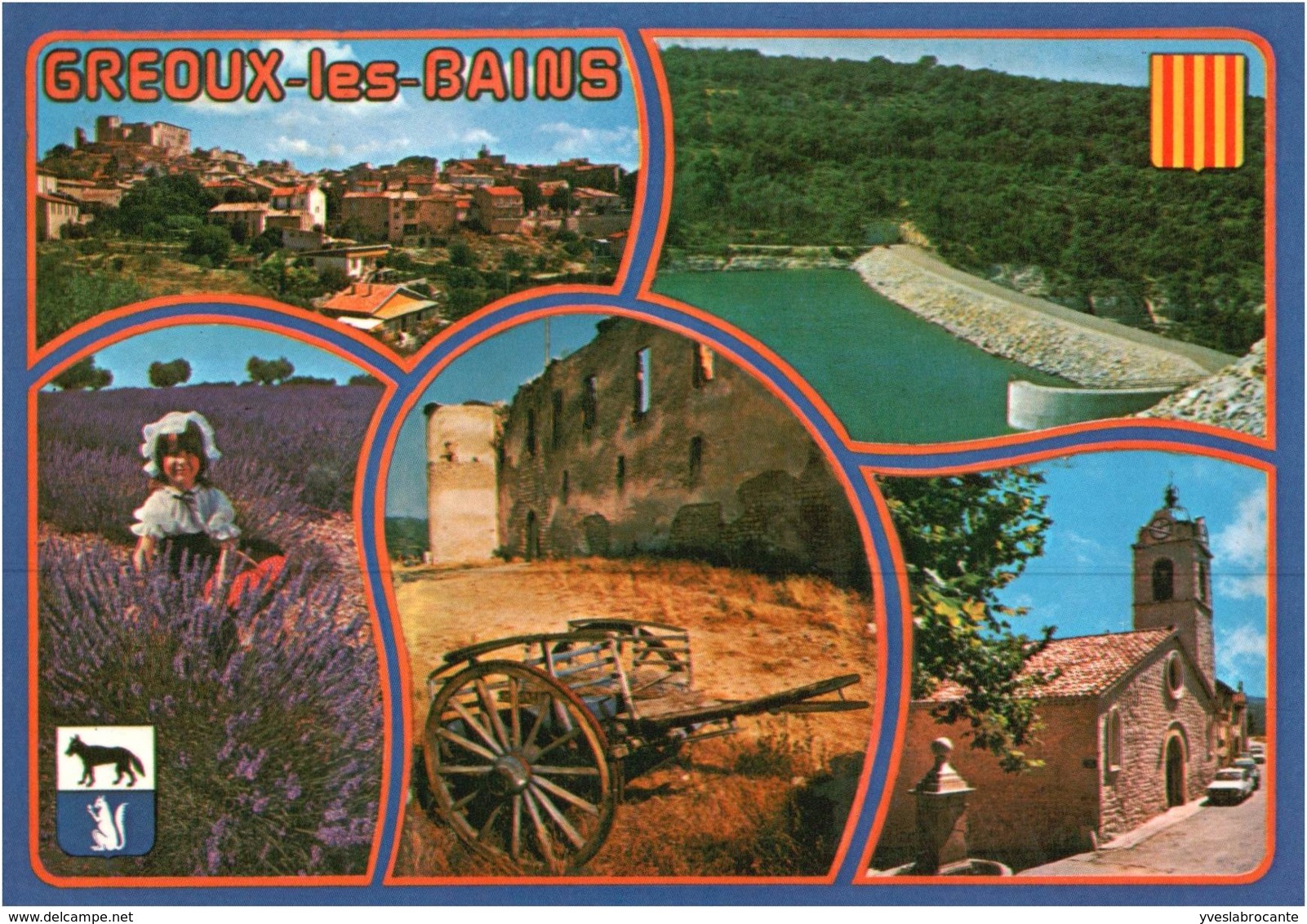 04-ALPES DE HAUTE PROVENCE - GREOUX LES BAINS - CPM Multivues 5 - Gréoux-les-Bains