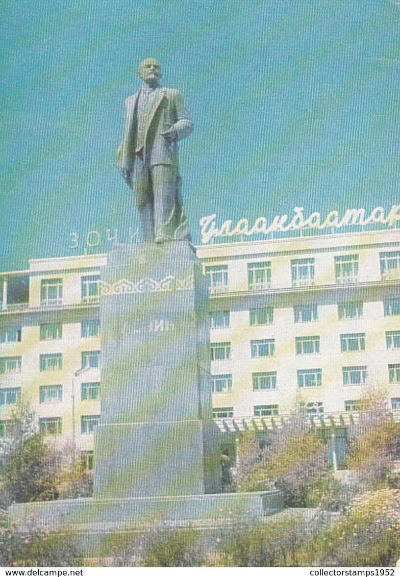 88254- ULAANBAATAR- LENIN STATUE - Mongolie