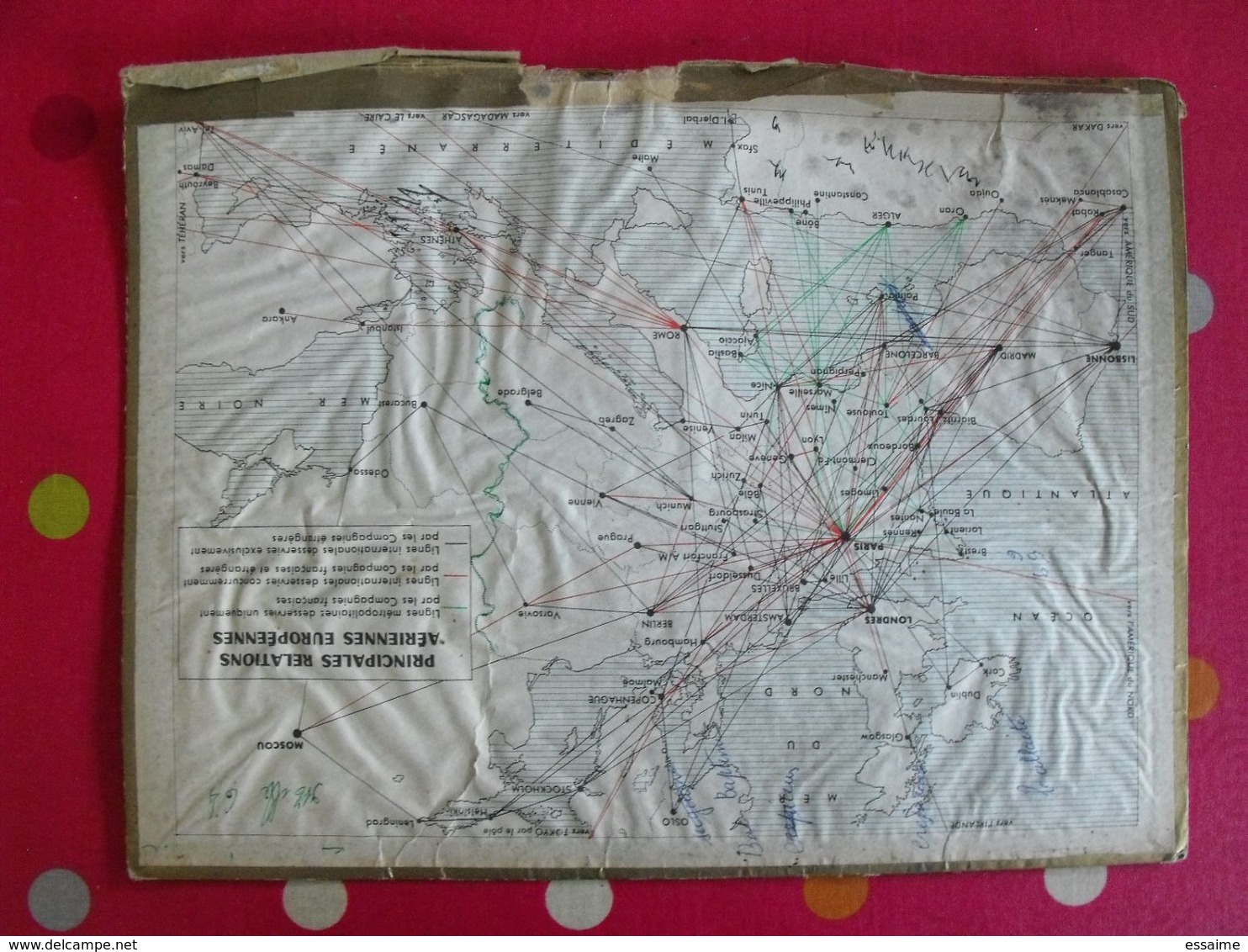 Almanach Des PTT. Cantal. Calendrier Poste 1964. Garçon Et Chien - Grand Format : 1961-70