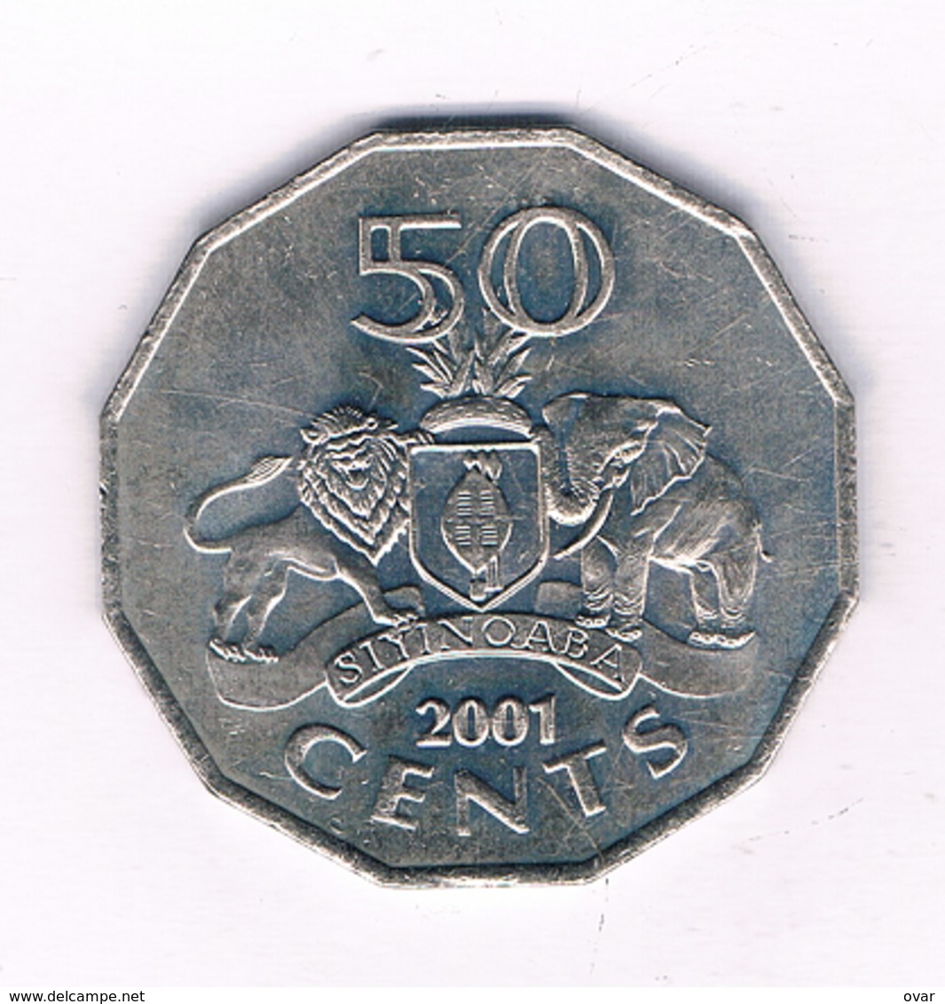 50 CENTS 2001 SWAZILAND /5008/ - Swaziland