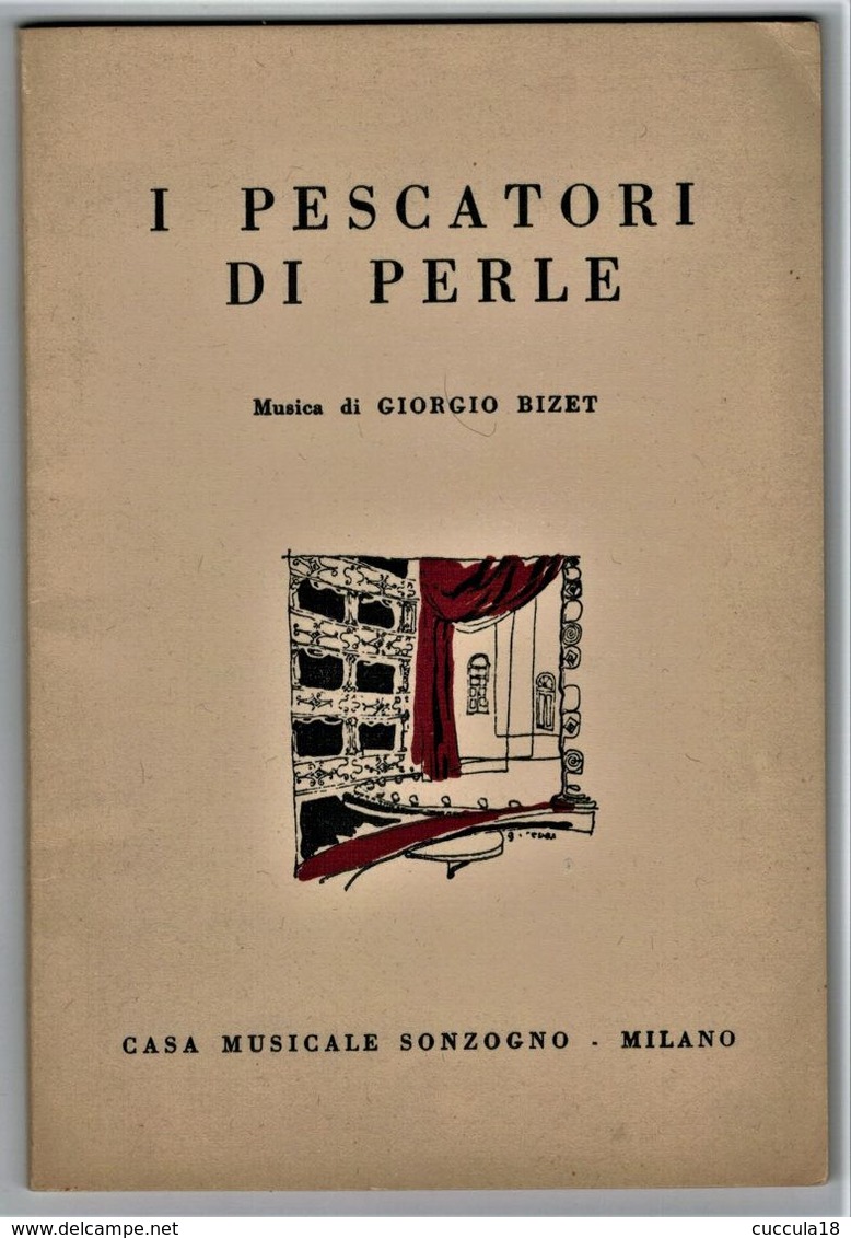 I PESCATORI DI PERLE - Libri Antichi