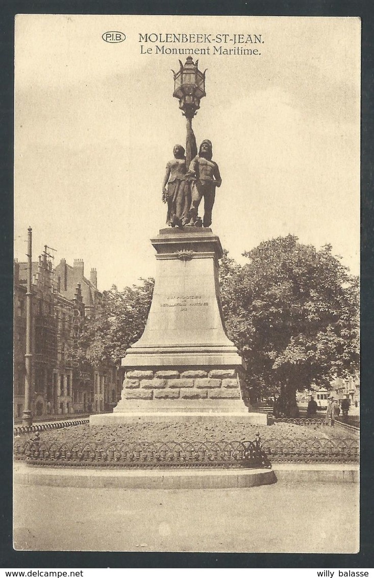 +++ CPA - MOLENBEEK ST JEAN - Le Monument Maritime   // - Molenbeek-St-Jean - St-Jans-Molenbeek