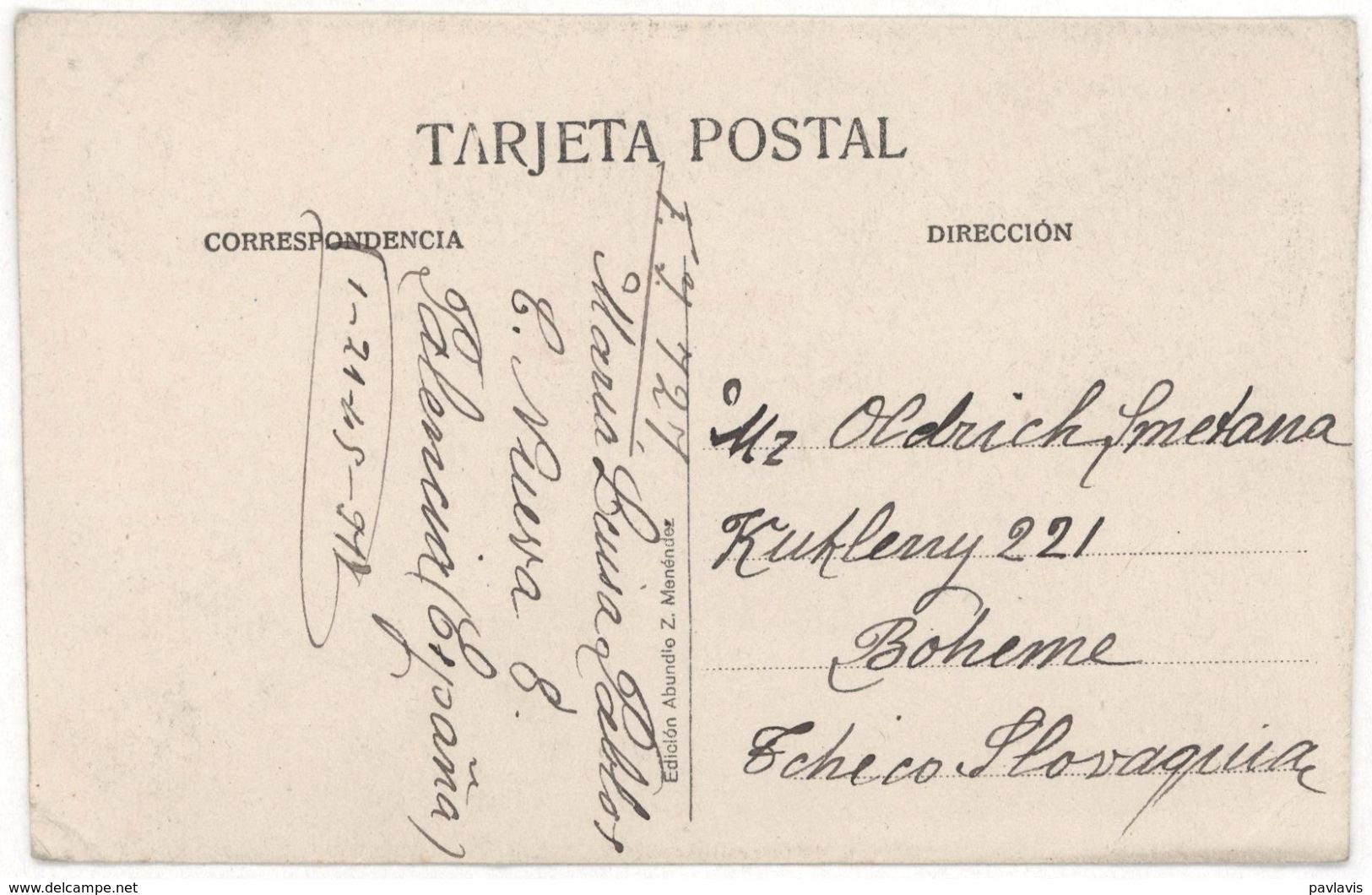 Palencia – Estación Del F. C. Del Norte – With A Stamp 5 Cts Green – Year 1920 - Palencia