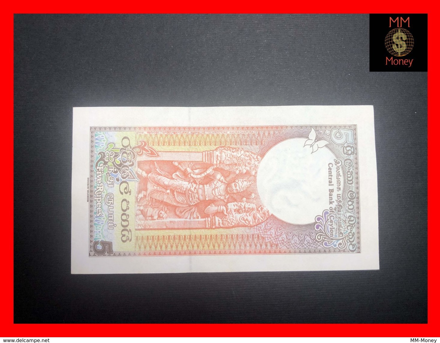 Ceylon - Sri Lanka  5 Rupees  1.1.1982  P. 91  UNC - - Sri Lanka