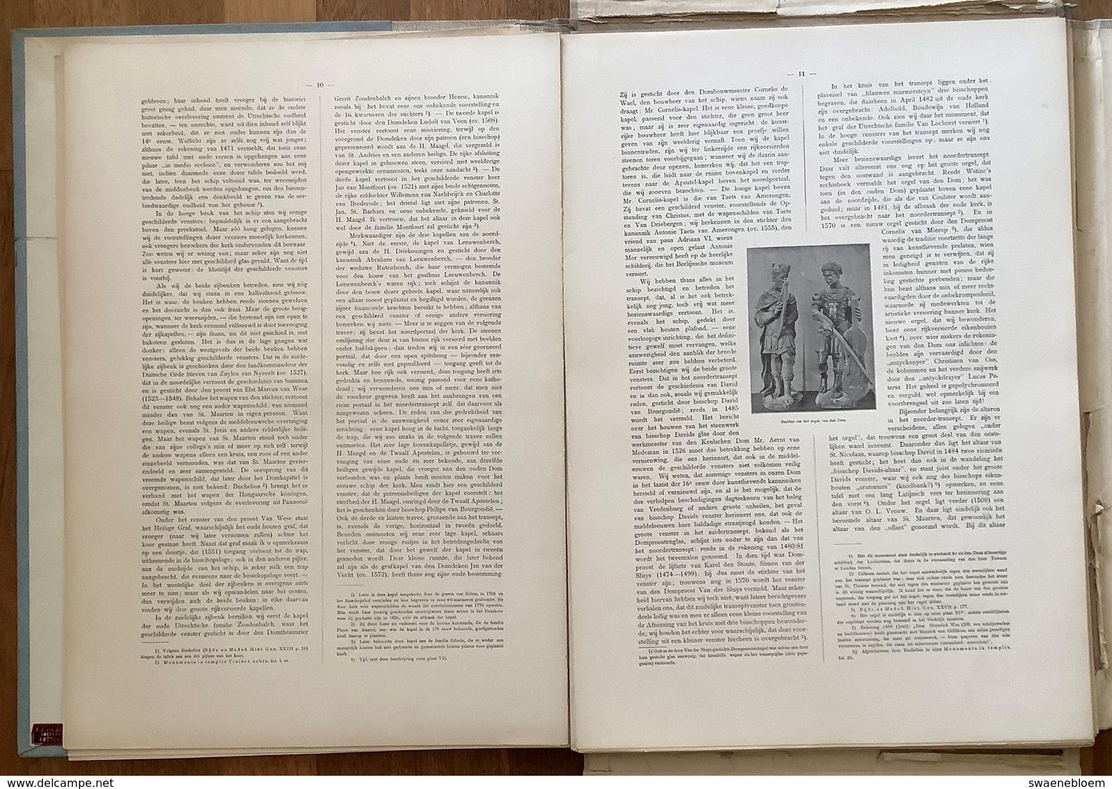 NL.- DE DOM VAN UTRECHT MET DERTIG PLATEN MET TEKST VAN Mr. S. MULLER Fz. Uitg.: C.H.E. Breijer. 1906