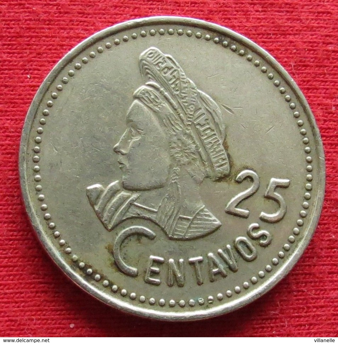 Guatemala 25 Centavos 1984 KM# 278.3 Rare Lt 1134 *VT - Guatemala