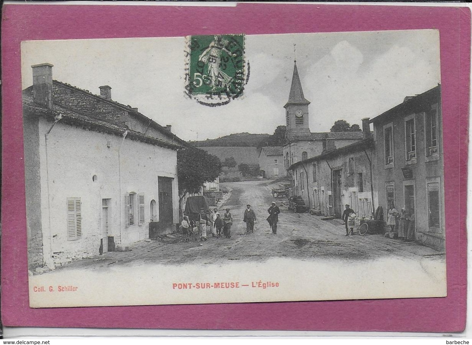 55.- PONT-SUR-MEUSE .- L' Eglise' - Autres & Non Classés