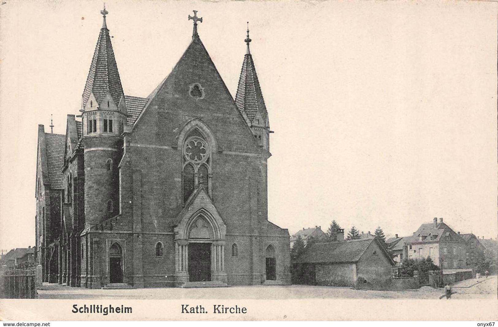 SCHILTIGHEIM (67-Bas-Rhin) Kirche Eglise Catholique   2 SCANS - Schiltigheim