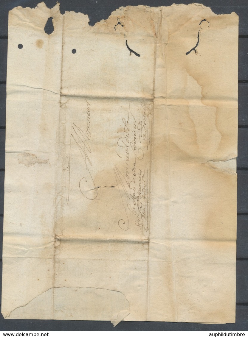 1671 2 Lettres Purifiées De CADIX à St MALO Par St François, Dieu Conduise X1229 - ....-1700: Precursors