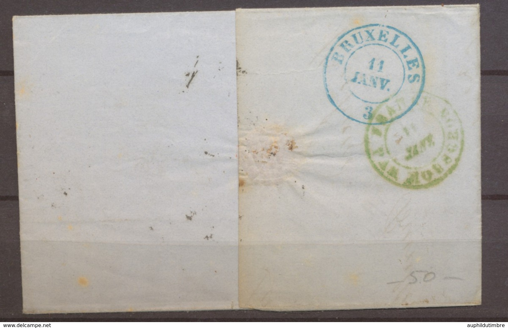 1848 R.Front Double-Cachet + Cachet N°13 Lille Prix 30€ X1286 - Entry Postmarks