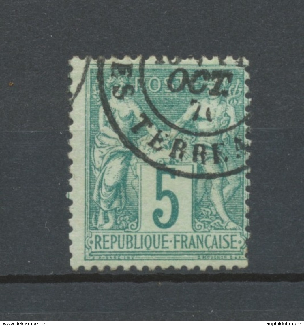 Classique SAGE N°64 5c Vert N/B TTB. X218 - 1876-1878 Sage (Tipo I)