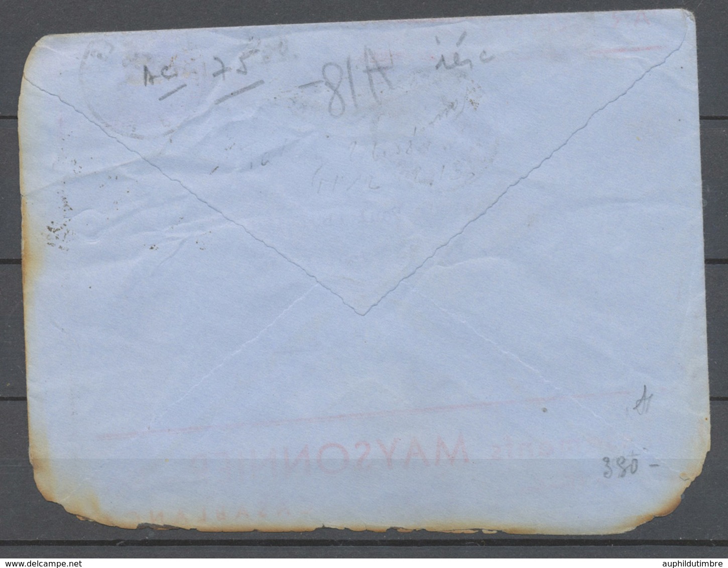 9.5.1933 Env. Par Avion ACCIDENTE, 1f 50 Maroc, Càd Toulouse, 16.5 X4608 - 1921-1960: Modern Period