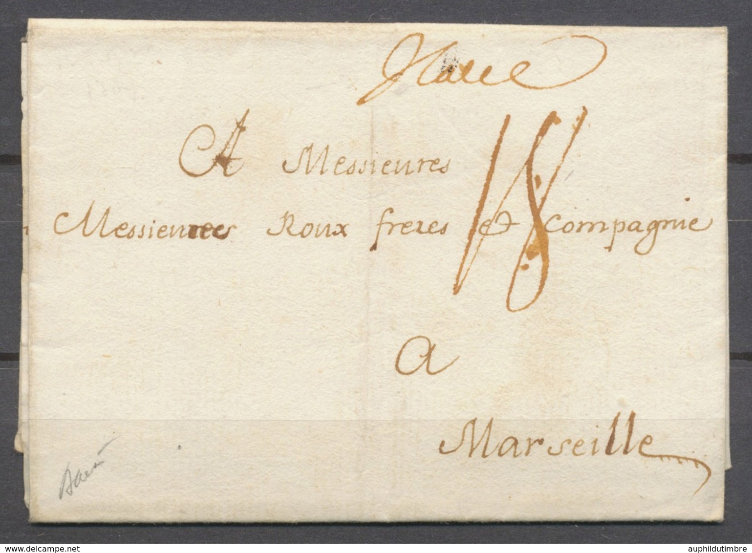 1769 Lettre Italia, Manuscrit, De Bologne, Très Rare, Superbe X4889 - Europe (Other)