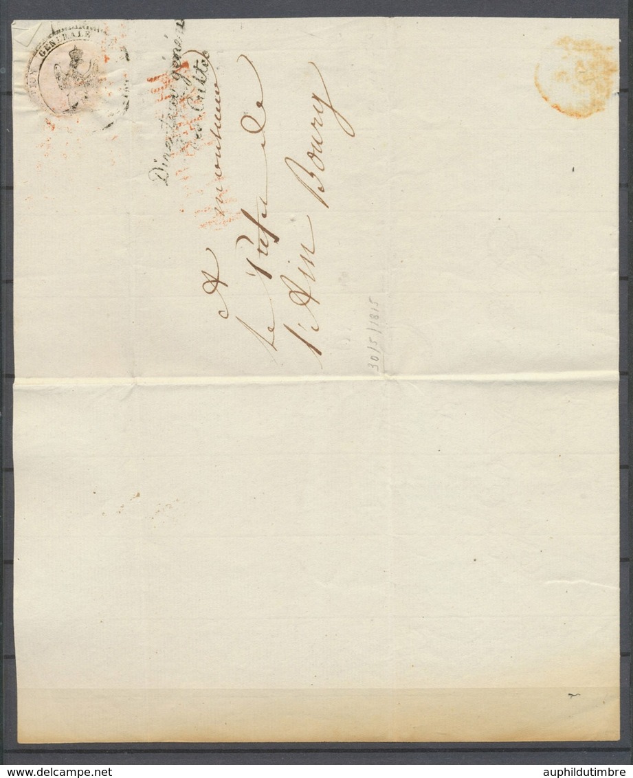 30 Mai 1815 Cent Jours, Lettre Signée Bigot De Preameneu, Rare, Superbe X4920 - Bolli Militari (ante 1900)