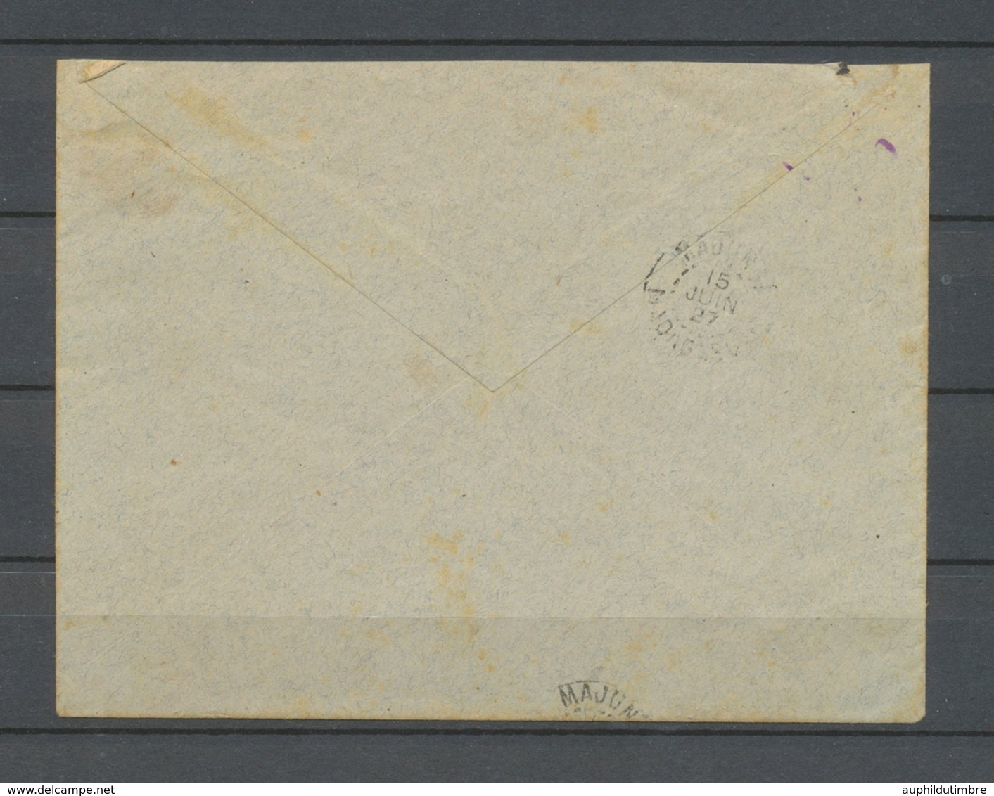 1927 Env. TANANARIVE-MAJUNGA Par Dagnaux, LR Avec Bulletin Chargement X4935 - Briefe U. Dokumente
