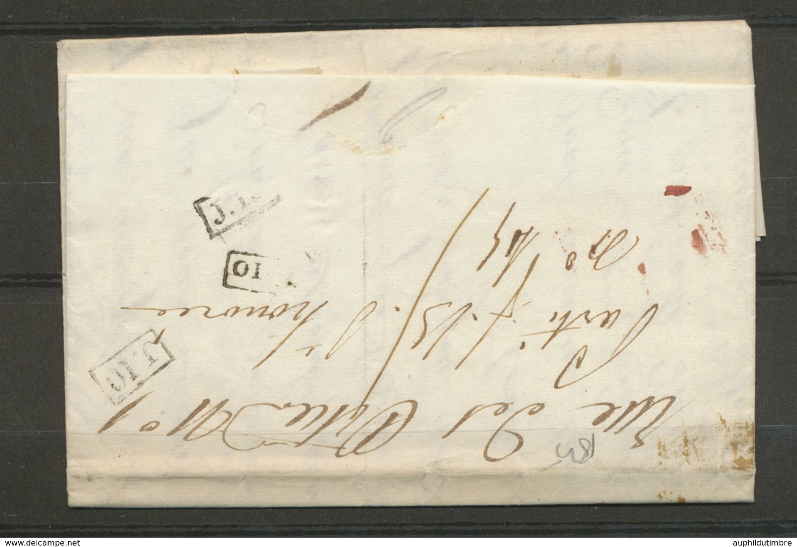 1825 Lettre ISERE, P37P/-SYMPHORIEN DOZ, Superbe X5065 - 1801-1848: Précurseurs XIX