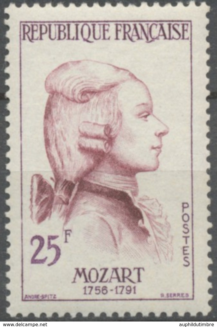 Célébrités étrangères. Wolfgang Amadeus Mozart 25f. Violet Et Brun-violet. Neuf Luxe ** Y1137 - Unused Stamps