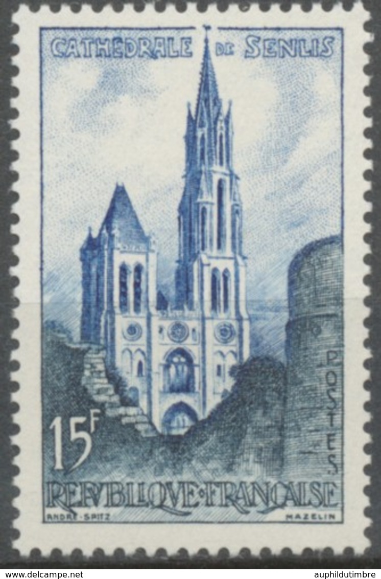 Cathédrale De Senlis. 15f. Gris-bleu Et Bleu. Neuf Luxe ** Y1165 - Unused Stamps